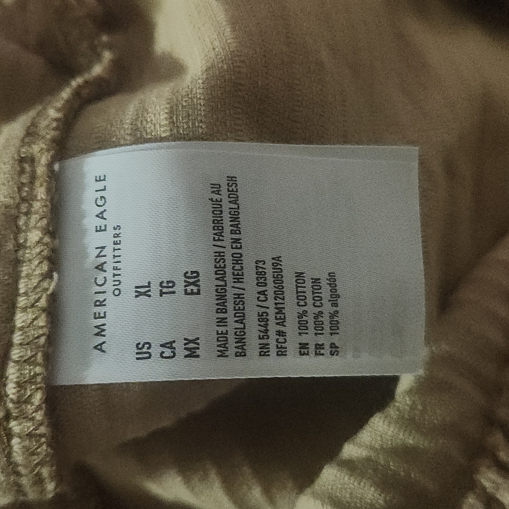 NEW! AE Women's Tan  Cotton Jacket  Sz Xl - Picture 6 of 7